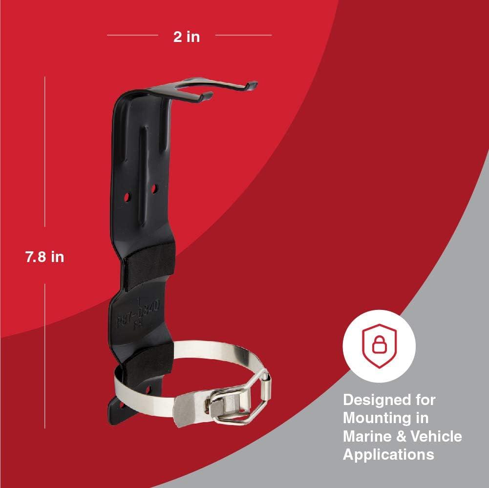 imageFIRST ALERT BRACKET10 Replacement Fire Extinguisher Bracket BlackBRACKET2