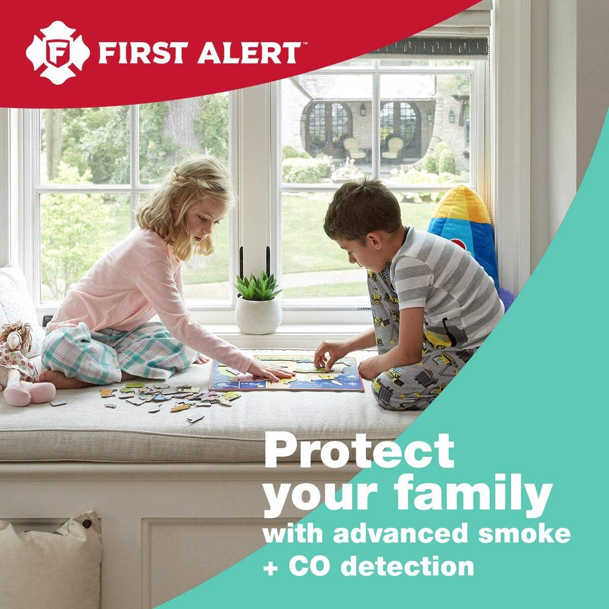 imageFIRST ALERT BRK SC7010B3 Hardwired Smoke and Carbon Monoxide CO Detector with Battery Backup 3Pack3 pack