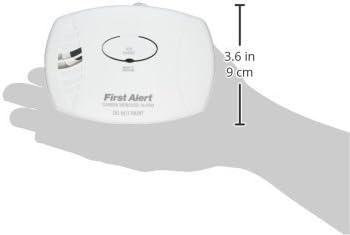 imageFirst Alert CO400 Carbon Monoxide CO Detector Battery Operated Alarm 1Pack2 Count Pack of 1