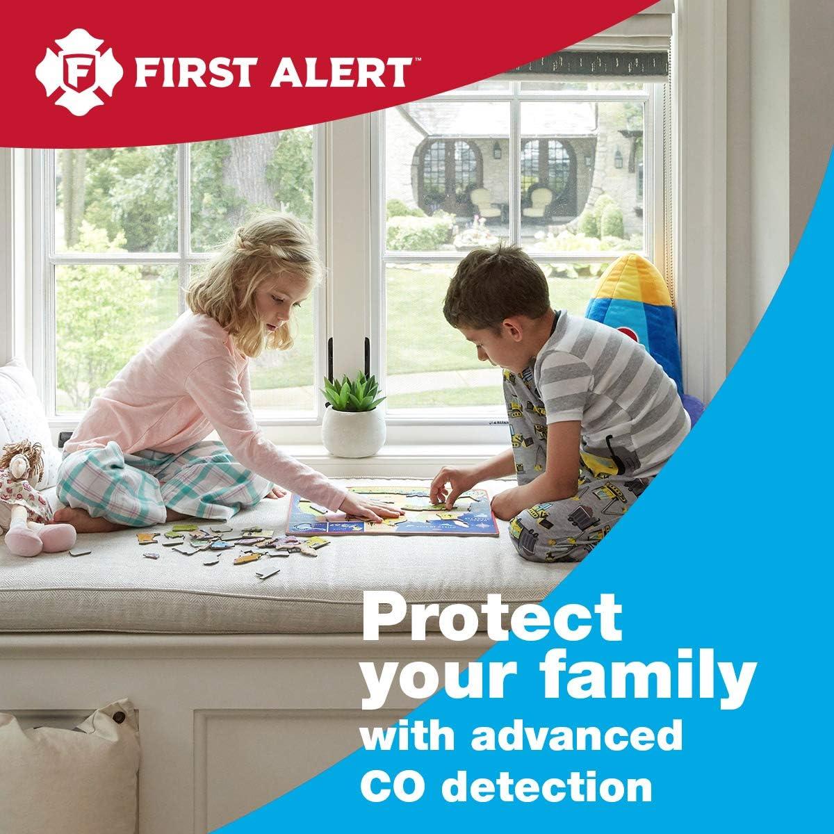 imageFirst Alert CO400 Carbon Monoxide CO Detector Battery Operated Alarm 1PackPack of 1