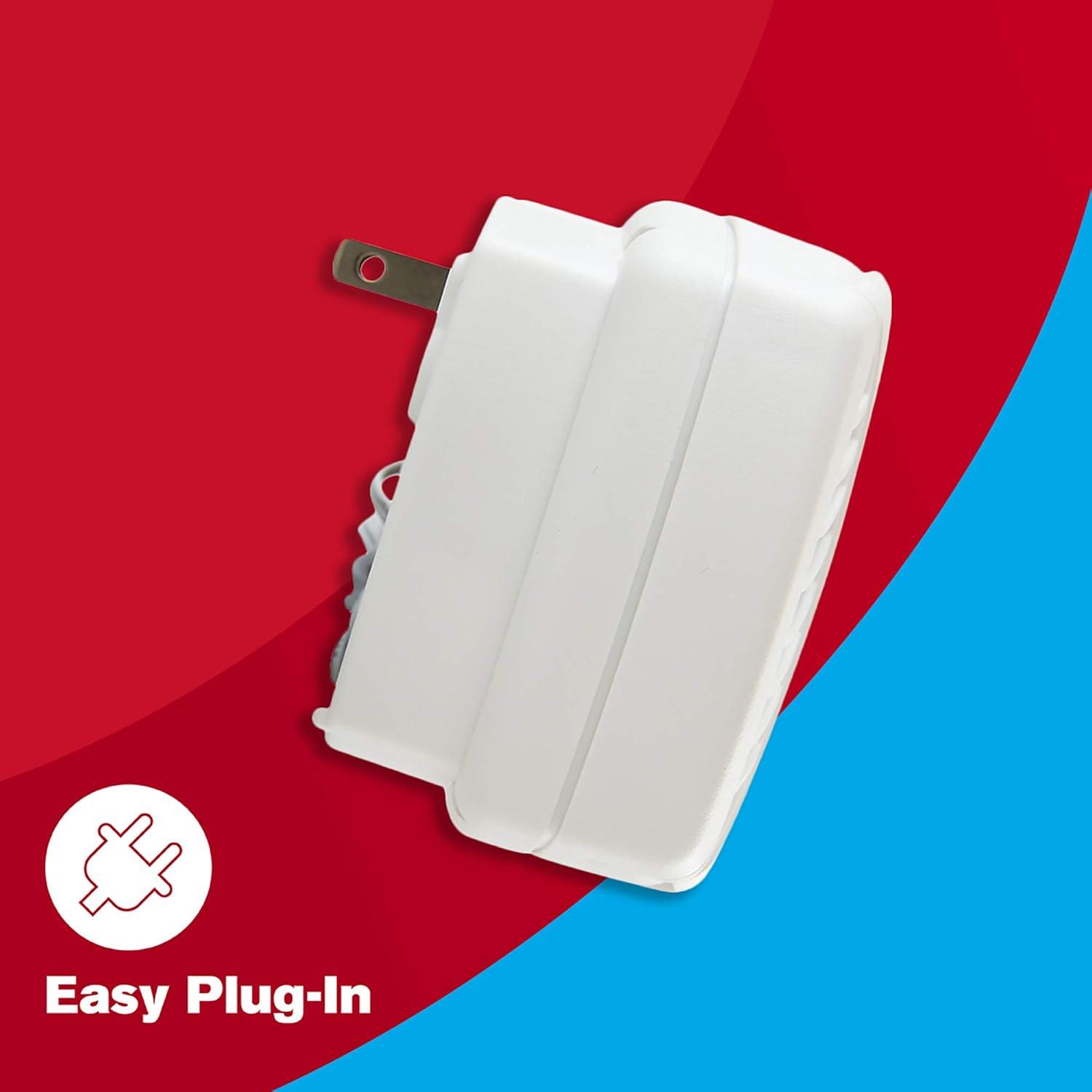imageFirst Alert CO615 DualPower PlugIn Carbon Monoxide Detector with Battery Backup and Digital Display WhitePack of 3