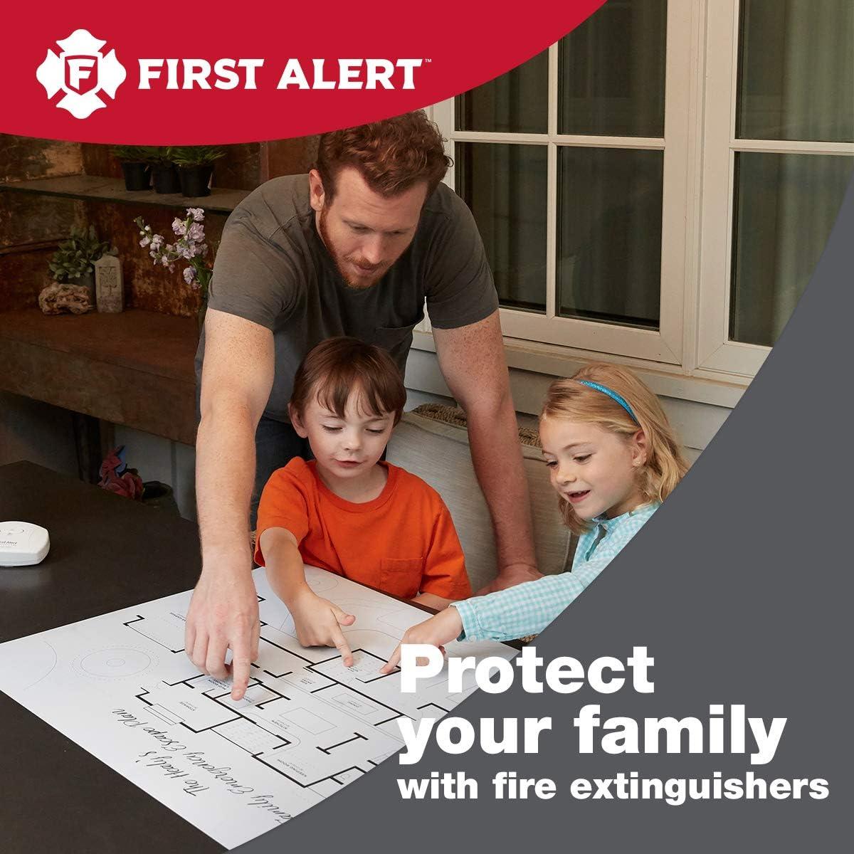 imageFirst Alert Fire Extinguisher  Marine Fire Extinguisher White FE1A10GR 1Pack 14quotAUTOMAR10