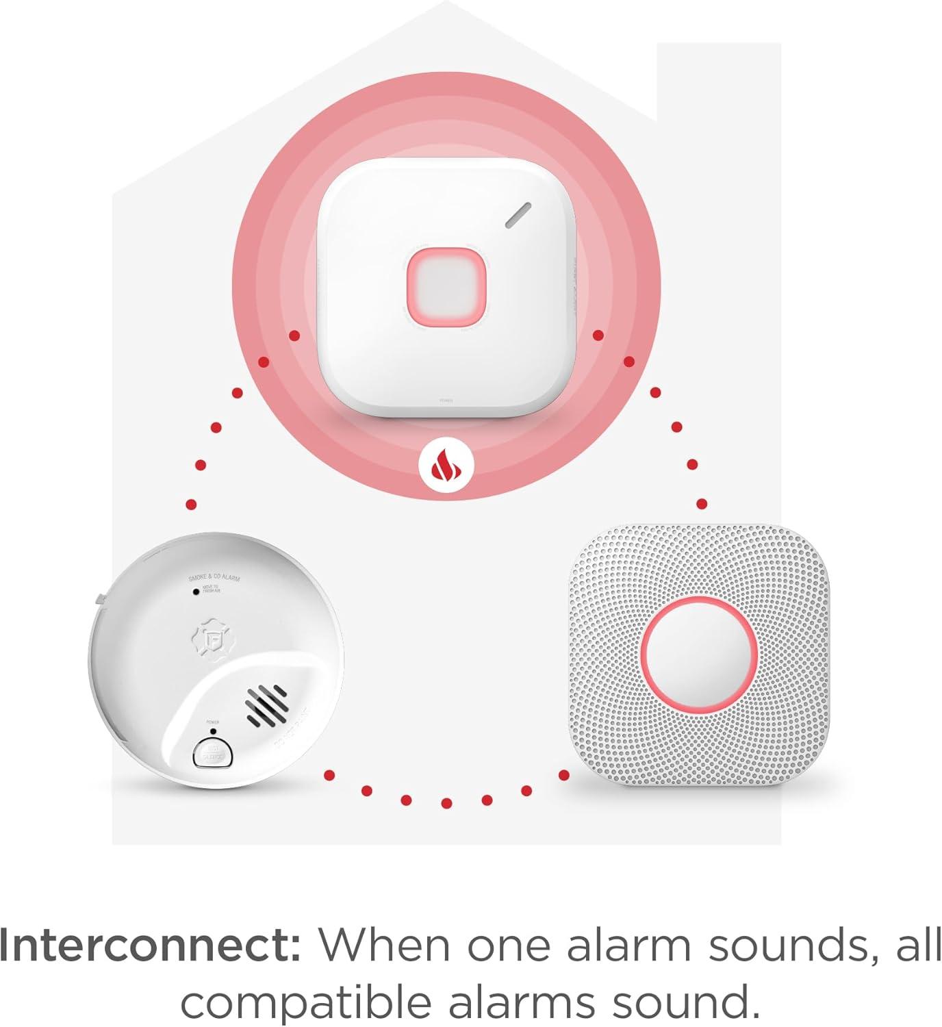 imageFirst Alert SC5 Battery Smart Smoke ampamp Carbon Monoxide Alarm SMCO600NV 1PackBattery