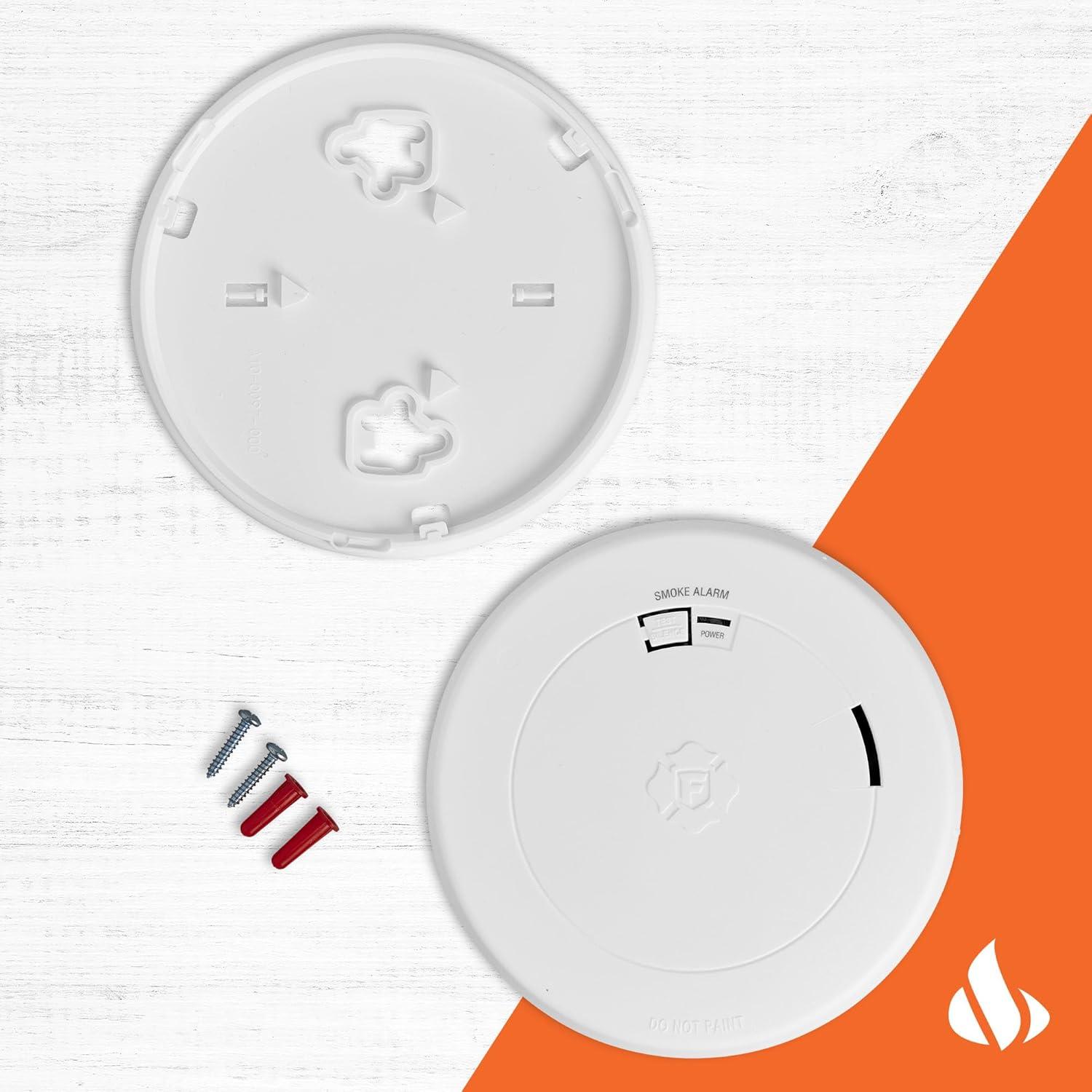 imageFirst Alert SM210 10Year Sealed Battery Smoke Alarm with Slim Profile Design 1Pack1Pack