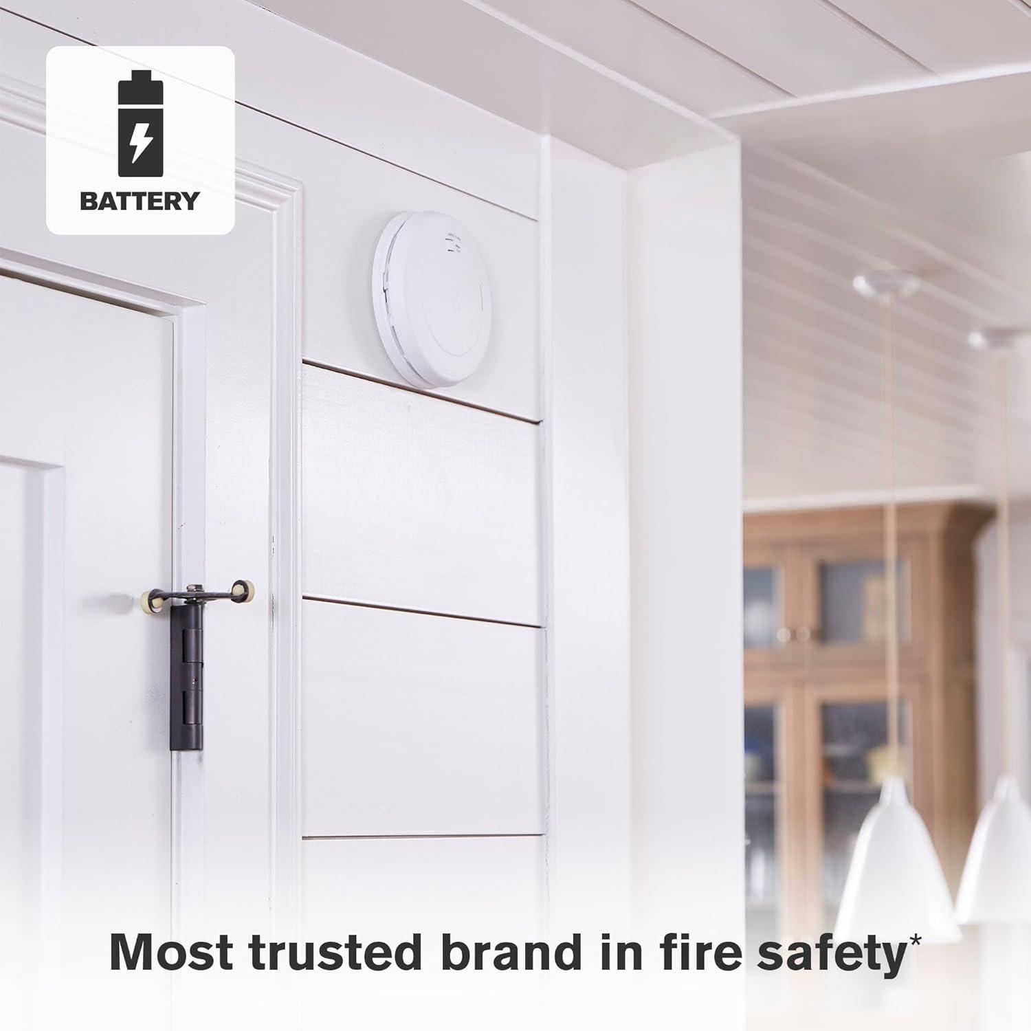 imageFirst Alert SM210 10Year Sealed Battery Smoke Alarm with Slim Profile Design 1Pack1Pack