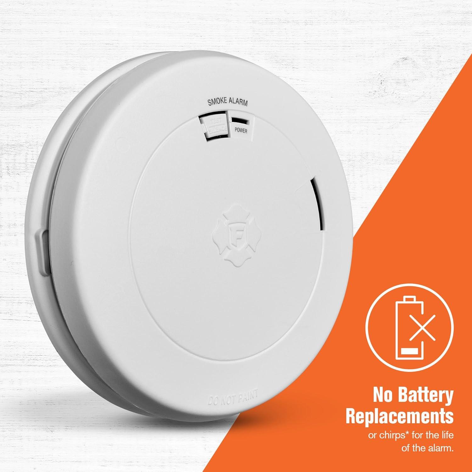 imageFirst Alert SM210 10Year Sealed Battery Smoke Alarm with Slim Profile Design 1Pack1Pack