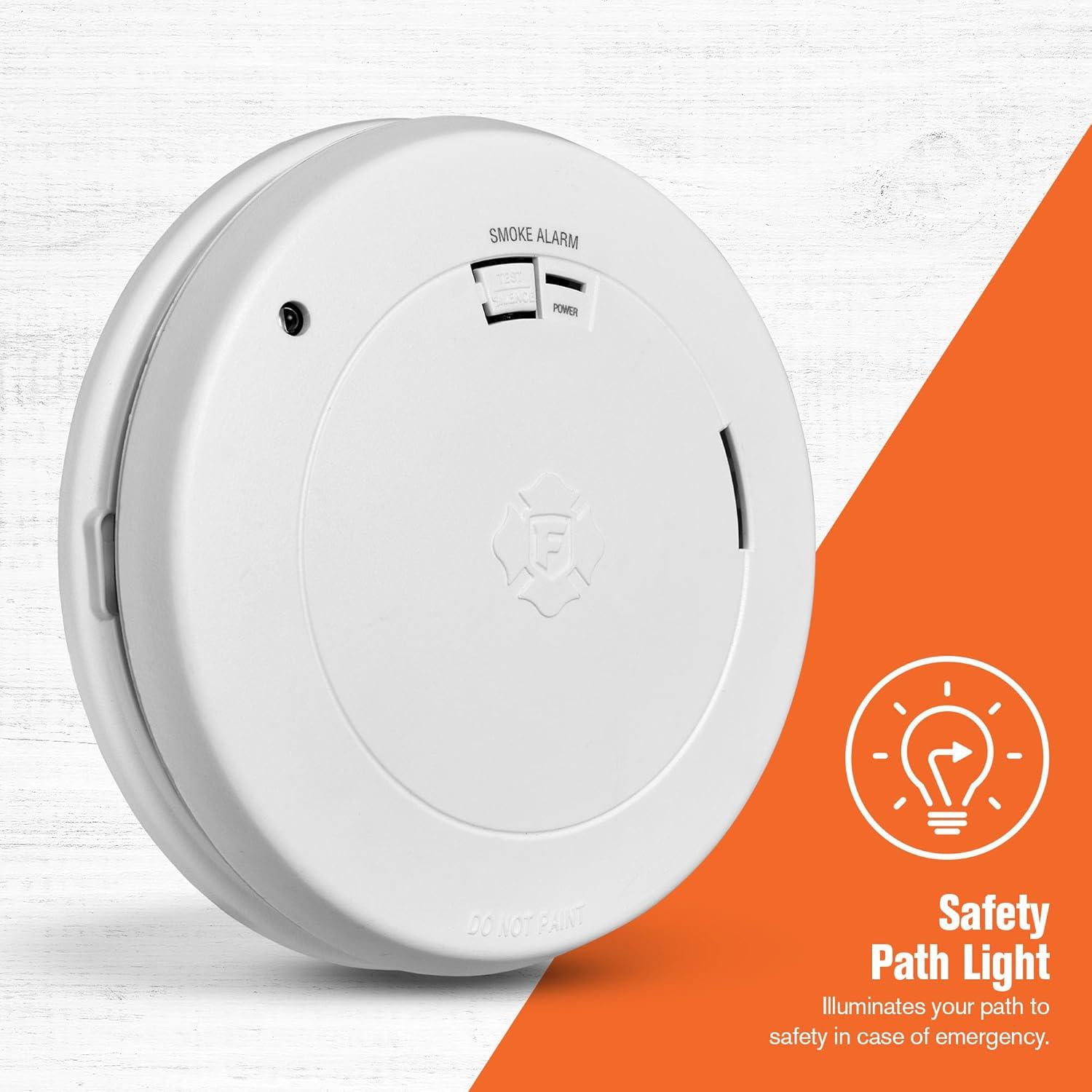 imageFirst Alert SM210 10Year Sealed Battery Smoke Alarm with Slim Profile Design 1Pack1Pack