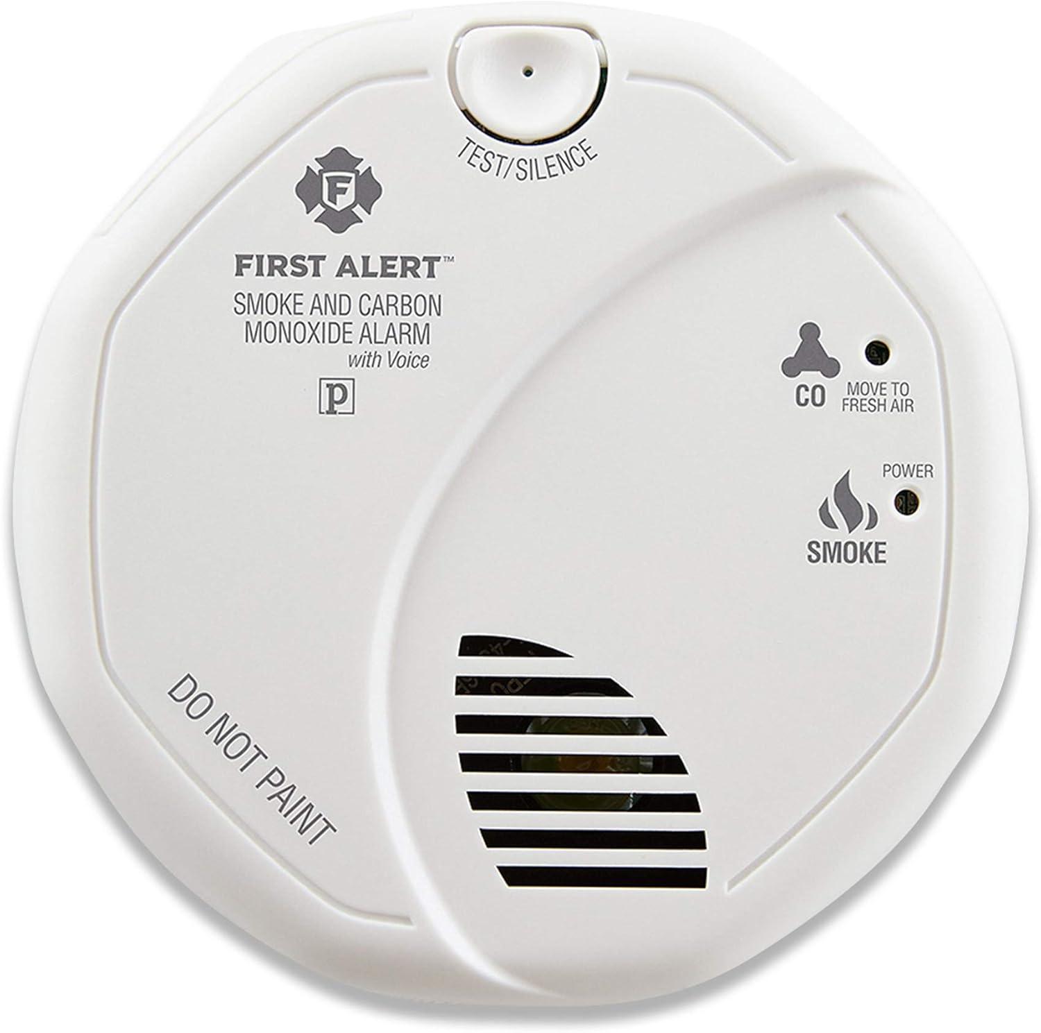 imageFirst Alert SMCO100 BatteryOperated Combination Smoke ampamp Carbon Monoxide Alarm  3 Pack1Pack