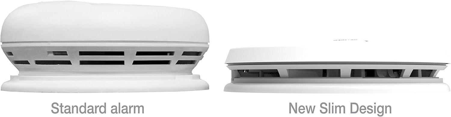 imageFirst Alert SMCO210 10Year Sealed Battery Combination Smoke ampamp Carbon Monoxide Alarm with Slim Profile Design 1PackStandard Detection