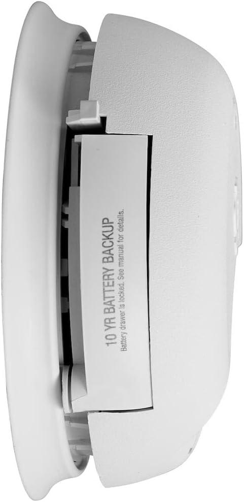 imageFirst Alert SMICO105AC Interconnect Hardwire Combination Smoke ampamp Carbon Monoxide Alarm with 10Year Battery Backup 3Pack6Pack