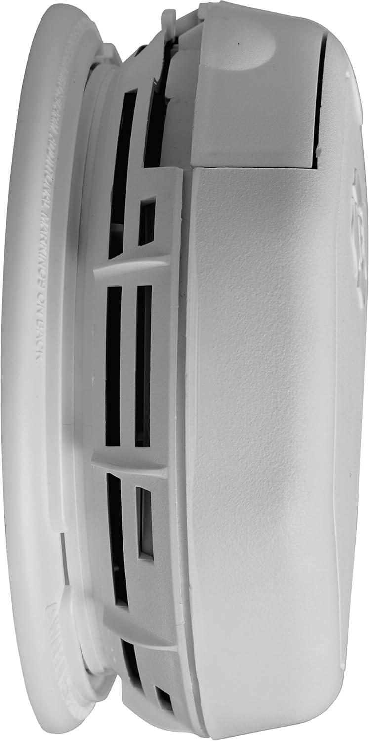 imageFirst Alert Smoke Alarm 10Year Sealed Battery Dual Sensor Detector with Test ampamp Silence Button SM310 1PackPrecision Detection