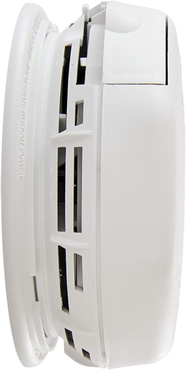 imageFirst Alert Smoke Alarm 10Year Sealed Battery Dual Sensor Detector with Test ampamp Silence Button SM310 1PackStandard Detection