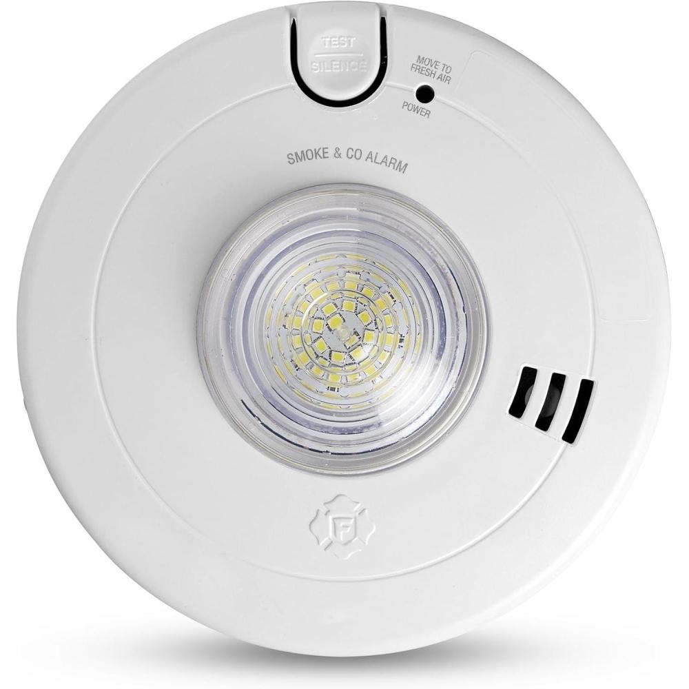 imageFirst Alert BRK 7030BSL Hardwired Hearing Impaired Combination Alarm with Led Strobe Light WhiteOne