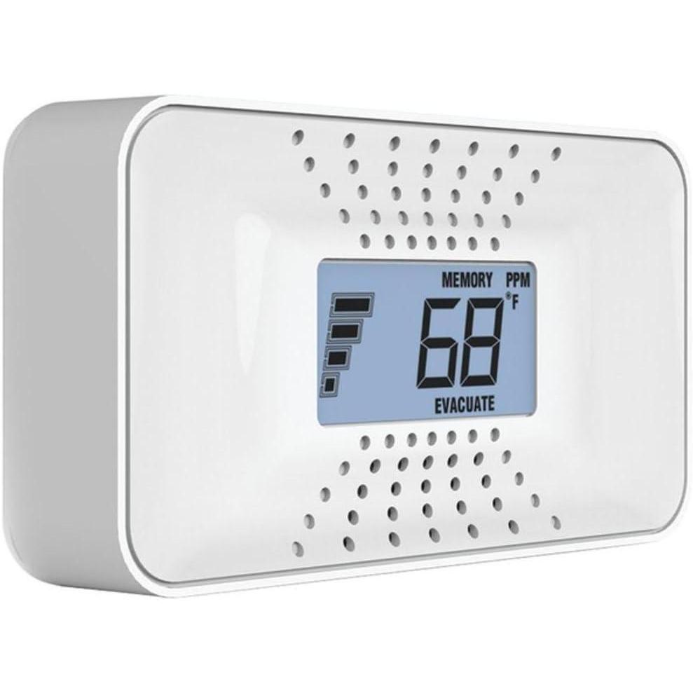 imageFirst Alert CO710 Carbon Monoxide Detector with 10Year Battery and Digital Temperature Display  WhiteDetector