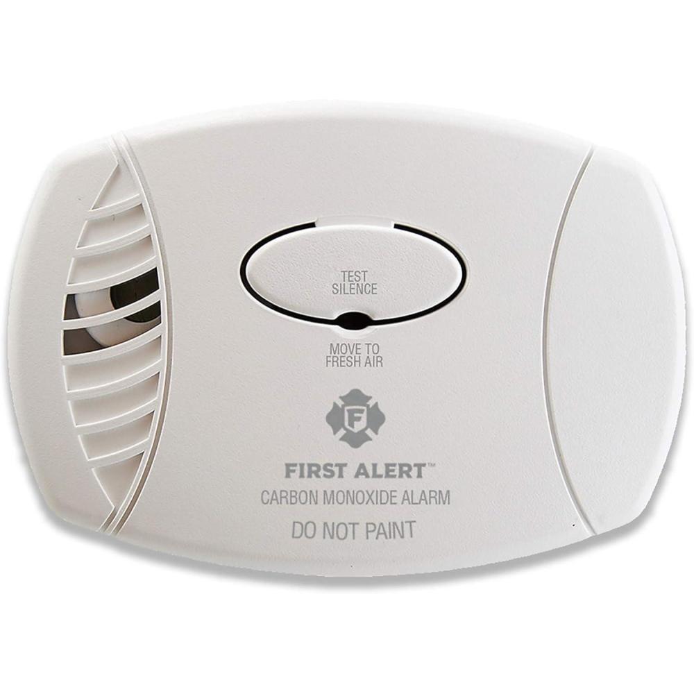 imageFirst Alert Carbon Monoxide Detector PlugIn Alarm with Test ampamp Silence Button CO600 White 1Pack1Pack