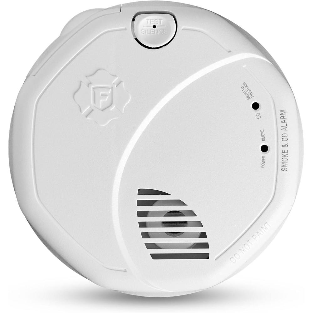 imageFirst Alert SMCO100 BatteryOperated Combination Smoke ampamp Carbon Monoxide Alarm  3 Pack1Pack