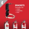 imageFIRST ALERT BRACKET10 Replacement Fire Extinguisher Bracket BlackBRACKET5