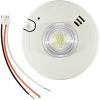 imageFirst Alert BRK 7020BSL Hardwired Hearing Impaired Smoke Detector with LED Strobe Light  white
