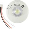 imageFirst Alert BRK 7030BSL Hardwired Hearing Impaired Combination Alarm with Led Strobe Light WhiteOne