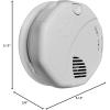 imageFirst Alert Battery Powered SCO500B Wireless Interconnected Photoelectric Smoke and Carbon Monoxide Combo Alarm with Voice and Location