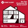 imageFirst Alert CO400 Carbon Monoxide CO Detector Battery Operated Alarm 1PackPack of 3