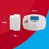 imageFirst Alert CO615 DualPower PlugIn Carbon Monoxide Detector with Battery Backup and Digital Display White1 pack