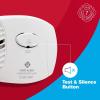imageFirst Alert Carbon Monoxide Detector PlugIn Alarm with Battery Backup CO605 White 1Pack1Pack