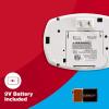 imageFirst Alert Carbon Monoxide Detector PlugIn Alarm with Battery Backup CO605 White 1PackPack of 3