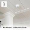 imageFirst Alert Combination Smoke ampamp Carbon Monoxide Alarm Interconnect Hardwire Detector with Battery Backup SMICO100AC 1Pack6Pack