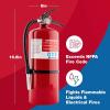 imageFirst Alert Fire Extinguisher for Home ampamp Commercial Use Heavy Duty Rechargeable Compliance Unit UL RATED 2A10BC HOME2PRO Red 1Pack1Pack