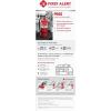imageFirst Alert Fire Extinguisher for Home ampamp Commercial Use Heavy Duty Rechargeable Compliance Unit UL RATED 2A10BC HOME2PRO Red 1Pack1Pack