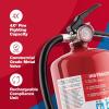 imageFirst Alert Fire Extinguisher for Home ampamp Commercial Use Heavy Duty Rechargeable Compliance Unit UL RATED 2A10BC HOME2PRO Red 1Pack1Pack