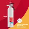 imageFirst Alert REC5 Recreation Fire Extinguisher UL Rated 5BC White 1PackREC5