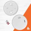 imageFirst Alert SM210 10Year Sealed Battery Smoke Alarm with Slim Profile Design 1Pack1Pack