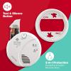 imageFirst Alert SMCO100 BatteryOperated Combination Smoke ampamp Carbon Monoxide Alarm  3 Pack1Pack