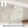 imageFirst Alert SMI100AC Hardwire Interconnect Smoke Alarm with Battery Backup 1Pack1Pack