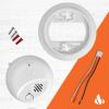 imageFirst Alert SMI105AC Interconnect Hardwire Smoke Alarm with 10Year Battery Backup 1PackPrecision Detection