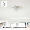 imageFirst Alert SMICO105AC Interconnect Hardwire Combination Smoke ampamp Carbon Monoxide Alarm with 10Year Battery Backup 3Pack3Pack
