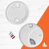 imageFirst Alert Smoke Alarm 10Year Sealed Battery Dual Sensor Detector with Test ampamp Silence Button SM310 1PackPrecision Detection