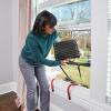 imageFirst Alert TwoStory Fire Escape Ladder 14 Feet Steel AntiSlip Black3story homes 24 feet