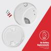 imageNew 2025 First Alert SMCO410 ZWave BatteryPowered Smoke Detector ampamp Carbon Monoxide Alarm Works with Ring Alarm Base Station Single Pack WhitePrecision Detection