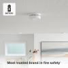 imageNew 2025 First Alert SMCO410 ZWave BatteryPowered Smoke Detector ampamp Carbon Monoxide Alarm Works with Ring Alarm Base Station Single Pack WhitePrecision Detection