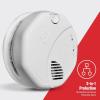 imageNew 2025 First Alert SMCO410 ZWave BatteryPowered Smoke Detector ampamp Carbon Monoxide Alarm Works with Ring Alarm Base Station Single Pack WhitePrecision Detection