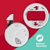 imageNew 2025 First Alert SMCO410 ZWave BatteryPowered Smoke Detector ampamp Carbon Monoxide Alarm Works with Ring Alarm Base Station Single Pack WhiteStandard Detection