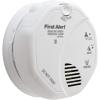 imageFirst Alert Battery Powered SCO500B Wireless Interconnected Photoelectric Smoke and Carbon Monoxide Combo Alarm with Voice and Location