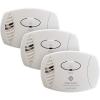 imageFirst Alert Carbon Monoxide Detector PlugIn Alarm with Test ampamp Silence Button CO600 White 1Pack3 Count Pack of 1