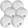 imageFirst Alert Combination Smoke ampamp Carbon Monoxide Alarm Battery Operated Detector with Test ampamp Silence Button SMICO100 1Pack6Pack