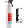 imageFirst Alert Fire Extinguisher  Marine Fire Extinguisher White FE1A10GR 1Pack 14quotBracket Bundle