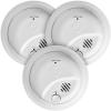 imageFirst Alert Smoke Alarm BatteryOperated Detector with Test ampamp Silence Button SMI100 1Pack3Pack