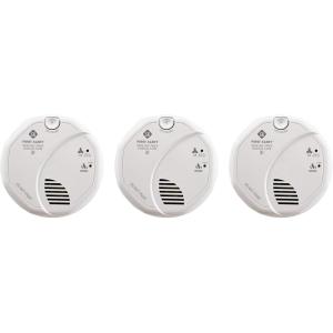 imageFIRST ALERT BRK SC7010B3 Hardwired Smoke and Carbon Monoxide CO Detector with Battery Backup 3Pack3 pack